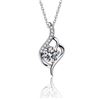 Image 1 : 1 CT GRA CERTIFIED MOISSANITE 925 SILVER NECKLACE