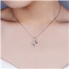 Image 4 : 1 CT GRA CERTIFIED MOISSANITE 925 SILVER NECKLACE