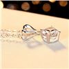 Image 4 : 1 CT GRA CERTIFIED MOISSANITE 925 SILVER NECKLACE