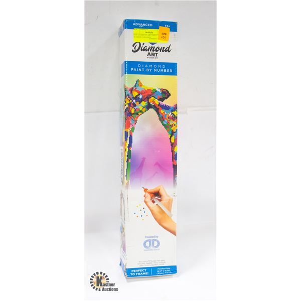 NEW DIAMOND ART PAINT BY NUMBER GIRAFFES