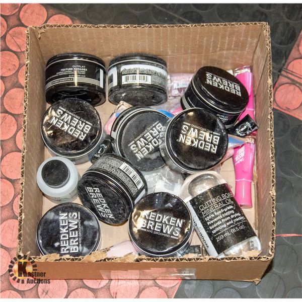 BOX OF VARIOUS MAKE-UP PRODUCTS - IN VARIOUS