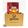 Image 1 : NEW CASE OF PORTFOLIO GLOBE 3 LIGHT CANOPY SATIN