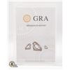 Image 3 : #261-1.00 CT TW GRA CERTIFIED ROUND BRILLIANT CUT