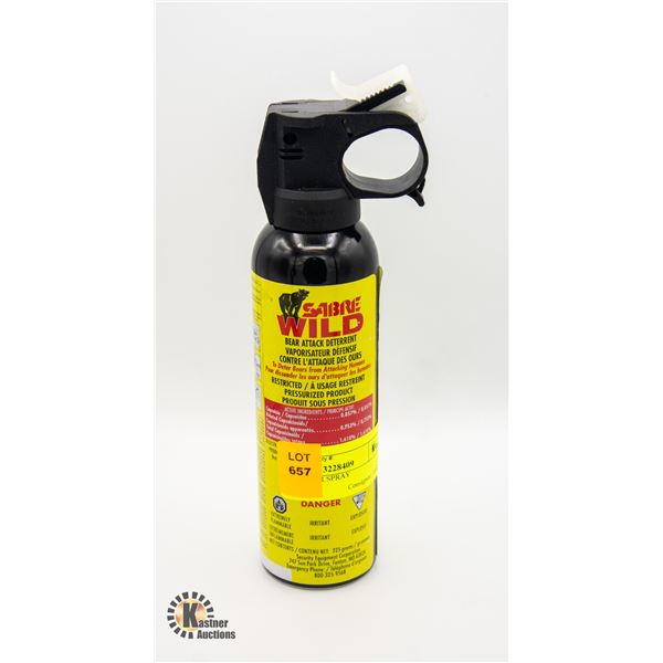 CAN OF BEAR SPRAY