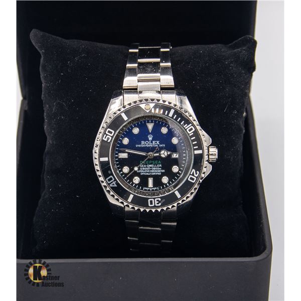 NEW QUARTZ REPLICA ROLEX "SEA-DWELLER" IN BOX