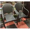Image 1 : PAIR OF RATTAN PATIO CHAIRS