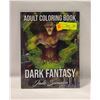 Image 1 : NEW ADULT COLORING BOOK DARK FANTASY, JADE SUMMER