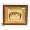 Image 1 : FRAMED ANTIQUE CIRCA 1900'S PICTURE WALL HANGING
