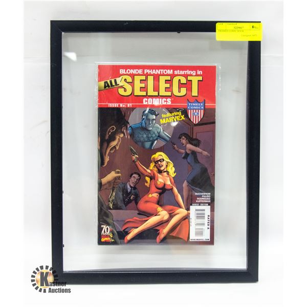 FRAMED COMIC BOOK