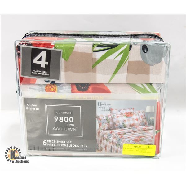 NEW SIGNATURE 9800 SERIES COLLECTION QUEEN 6 PIECE
