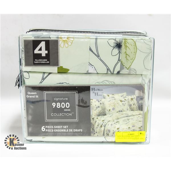 NEW SIGNATURE 9800 SERIES COLLECTION QUEEN 6 PIECE
