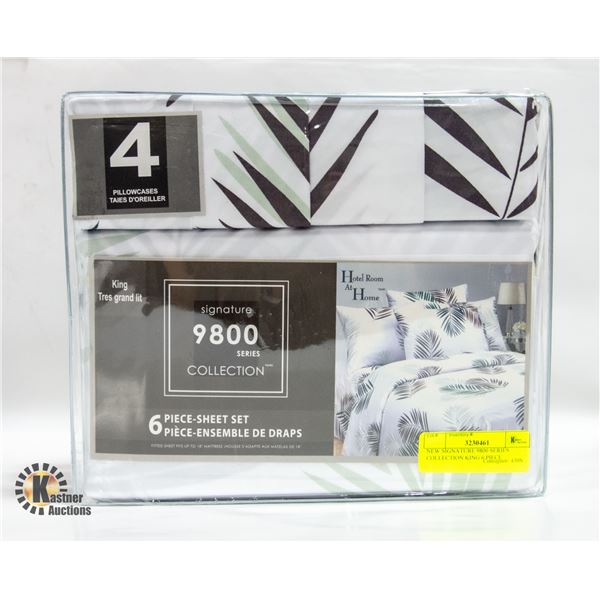 NEW SIGNATURE 9800 SERIES COLLECTION KING 6 PIECE