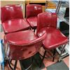 Image 1 : 4 HEAVY STUDDED LOUISIANA STYLE STOOLS
