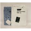 Image 1 : NEW MEN'S SHIRTS 1DENIM 1WHITE SIZE 2XL