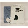 Image 1 : NEW MEN'S SHIRTS 1DENIM 1WHITE SIZE 2XL