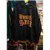 Image 1 : MENS LARGE BLK/ORANGE HUSTLE GANG HOODIE