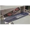 Image 2 : NEW LARGE ANTIPASTI SLATE SERVING TRAY W/ STEEL