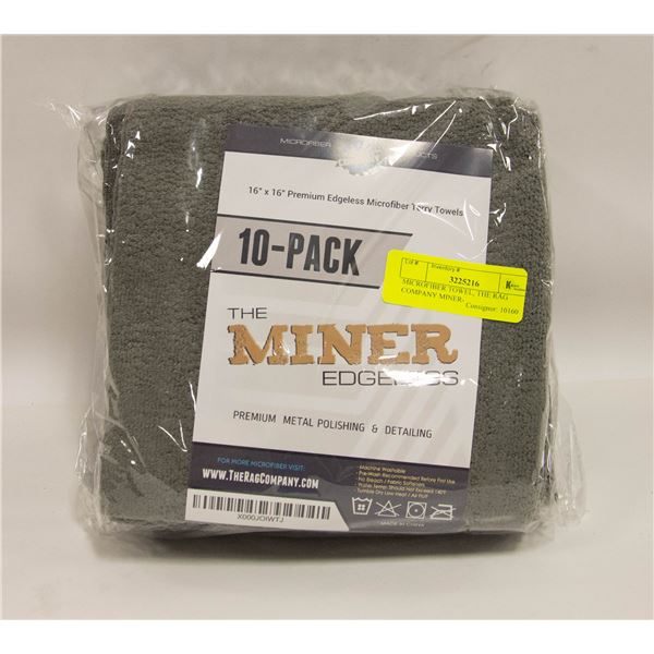 MICROFIBER TOWEL, THE RAG COMPANY MINER-
