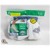 Image 1 : ANKLE SOCKS WHITE 6-12 SIZE 6-PACK FRUIT OF