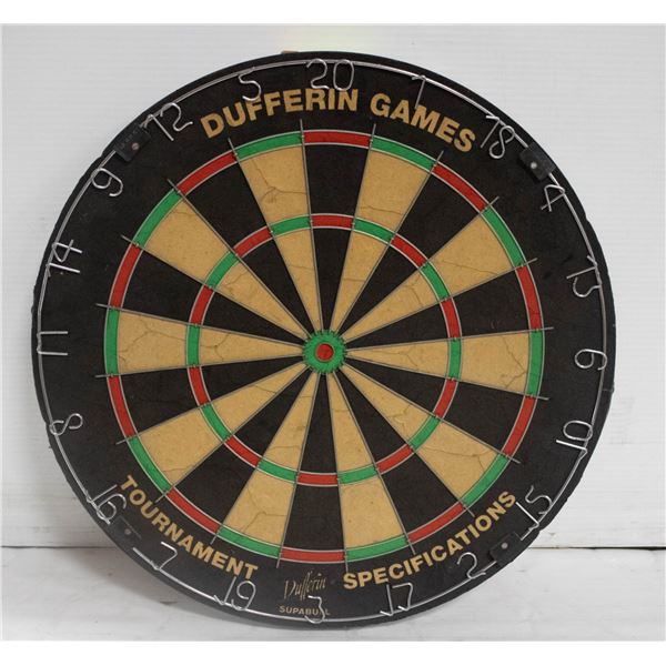 DUFFERIN GAMES DART BOARD