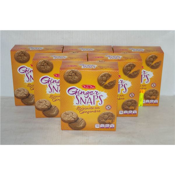 SIX BOXES OF GINGER SNAP COOKIES BB MAY 2024