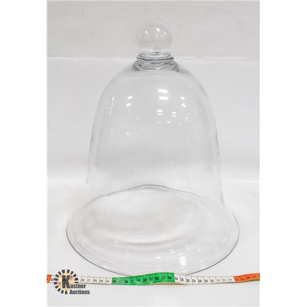 16" CLOCHE GLASS DOME