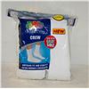 Image 1 : WHITE CREW SOCKS 12-16 SIZE 6-PACK FRUIT OF