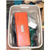 Image 1 : BIN WITH MISC TOOLS
