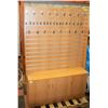 Image 1 : RETAIL DOUBLE SIDED DISPLAY STAND WITH HANGING
