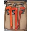 Image 1 : 3 RIDGID PIPE WRENCHES