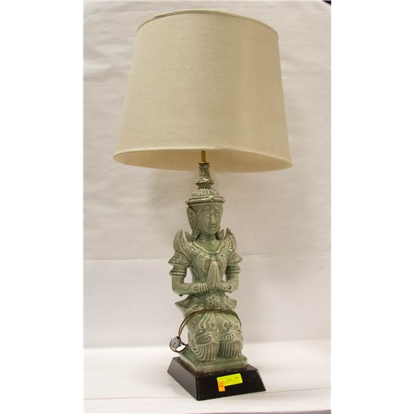 VINTAGE BUDDHIST STATUE CONVERTED TO A