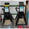 Image 1 : PAIR OF 4000LB CAPACITY JACK STANDS