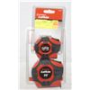 Image 1 : 2 CRESCENT LUFKIN 1/2" X 12" TAPE & 25" TAPE