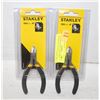 Image 1 : 2 X NEW STANLEY 4 INCH MINI DIAGONAL CUTTING