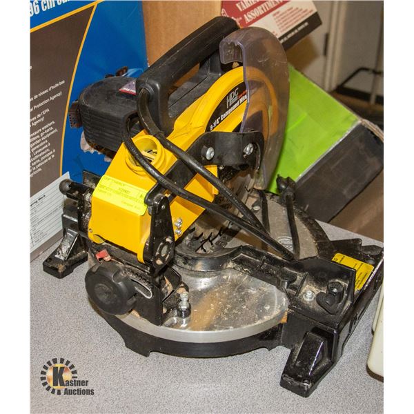 HDC 8-1/4" COMPOUND MITER SAW 5.8AMP 12V