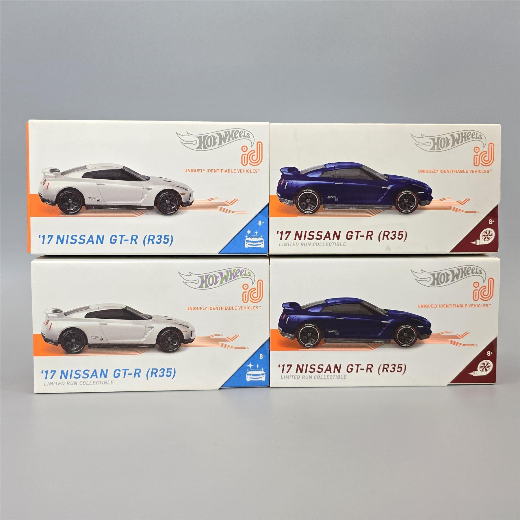 Hot Wheels Nissan R35 ID lot of 4
