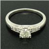 Image 3 : Antique Art Deco .900 Platinum 0.51 ctw Old European Cut Diamond Engagement Ring