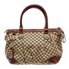 Image 2 : Gucci Brown Canvas Diamante Shoulder Bag