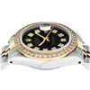Image 4 : Rolex Ladies Quickset Two Tone 18K Yellow Gold And Steel Black Diamond Bezel 1 c