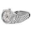 Image 6 : Rolex Midsize 31MM Stainless Steel Silver Index Diamond Bezel Datejust Wristwatc