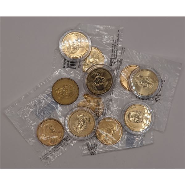 (5) Sacagawea Dollars and (6) Presidential Dollars