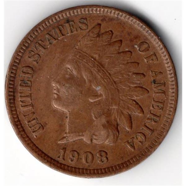 1908 Indian Head Cent