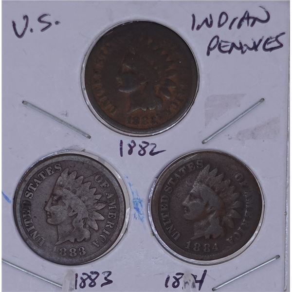 (2) Sets of (3) Indian Head Cents