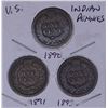 Image 4 : (2) Sets of (3) Indian Head Cents