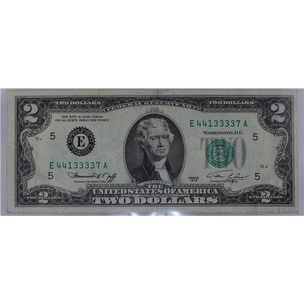 1976 $2 Dollar Note