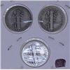 Image 2 : (3) 1927 Mercury Dimes
