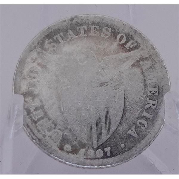 1907 Philippines Twenty Centavo Coin