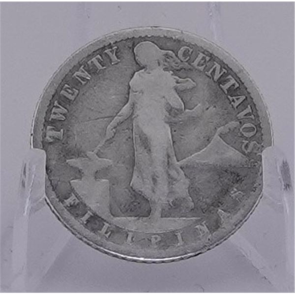 1910-S Twenty Centavos Coin
