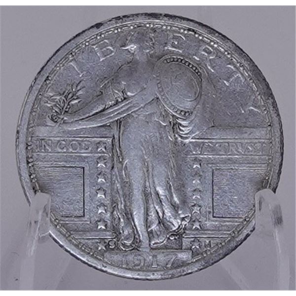 1917-S Standing Quarter