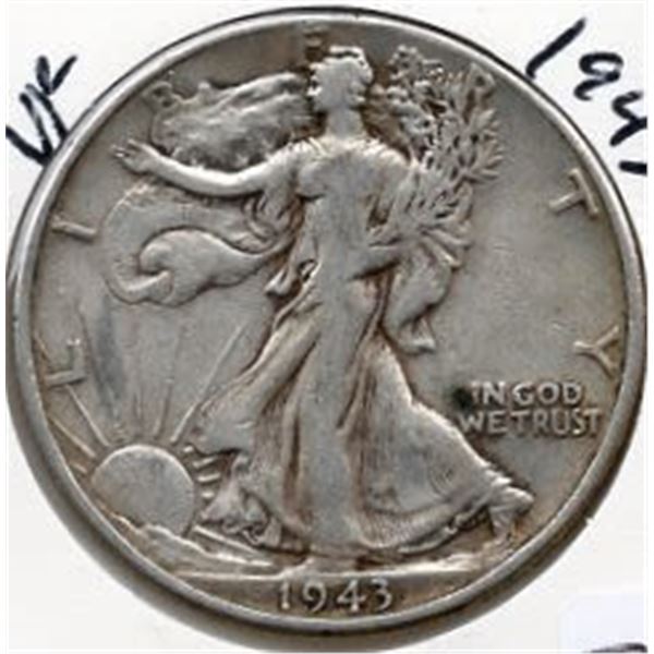 1943 Silver Walking Liberty Half Dollar